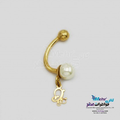 Gold piercing - butterfly design-MO0186
